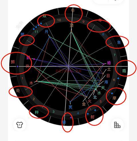 怎么看星盘的宫位星座 怎么看星盘落在哪里