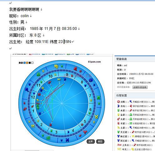 以前的事件占星分析2