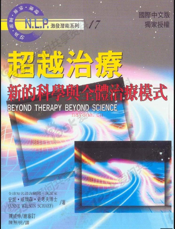 NLP激发潜能系列17-《超越治疗：新的科学与全体治疗模式》PDF下载（安妮-威尔森-史考夫）