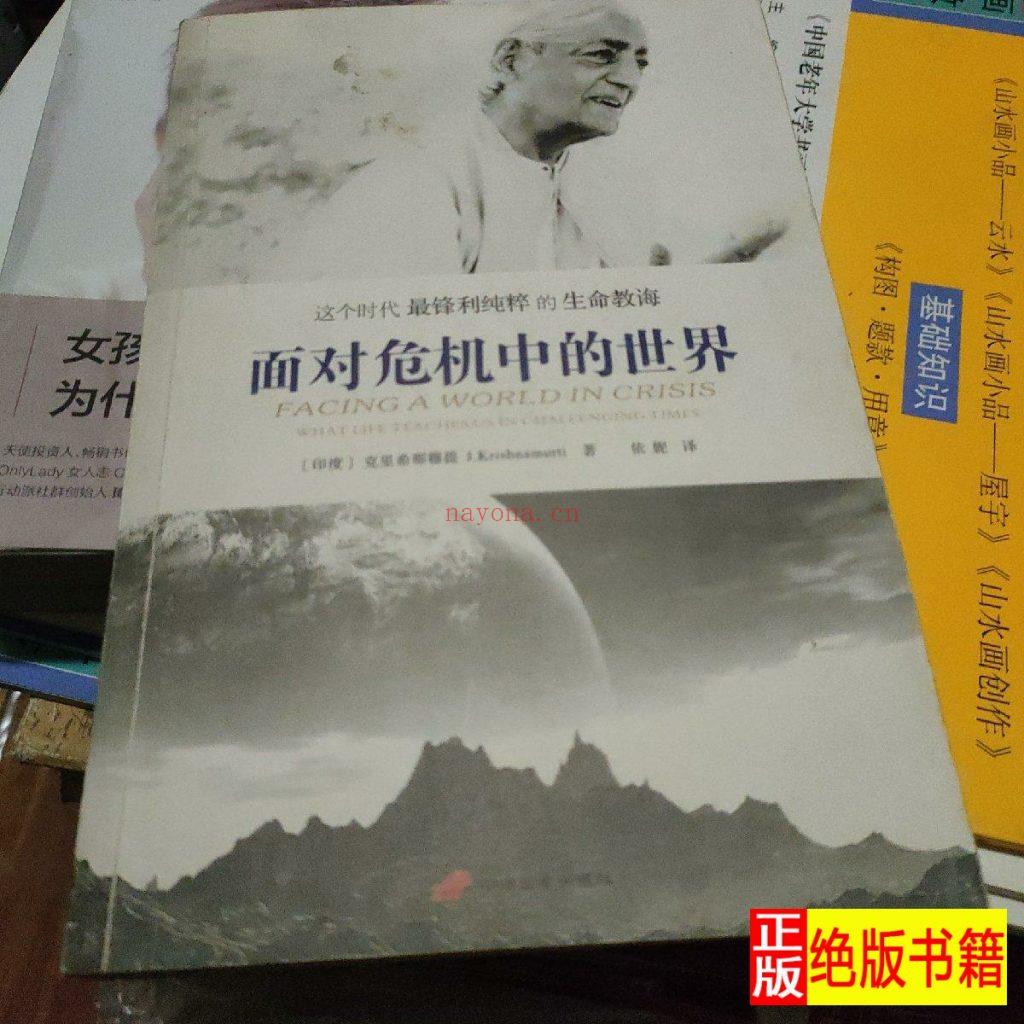 克里希那穆提系列《面对危机中的世界》PDF电子书下载 这个时代最锋利纯粹的生命教诲