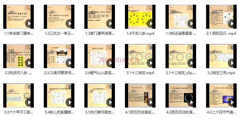 水沐青龙奇门遁甲视频教程（古易运筹）78集 百度网盘