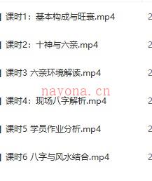 正藩堂四柱八字视频课程6集2015年12月百度盘插图