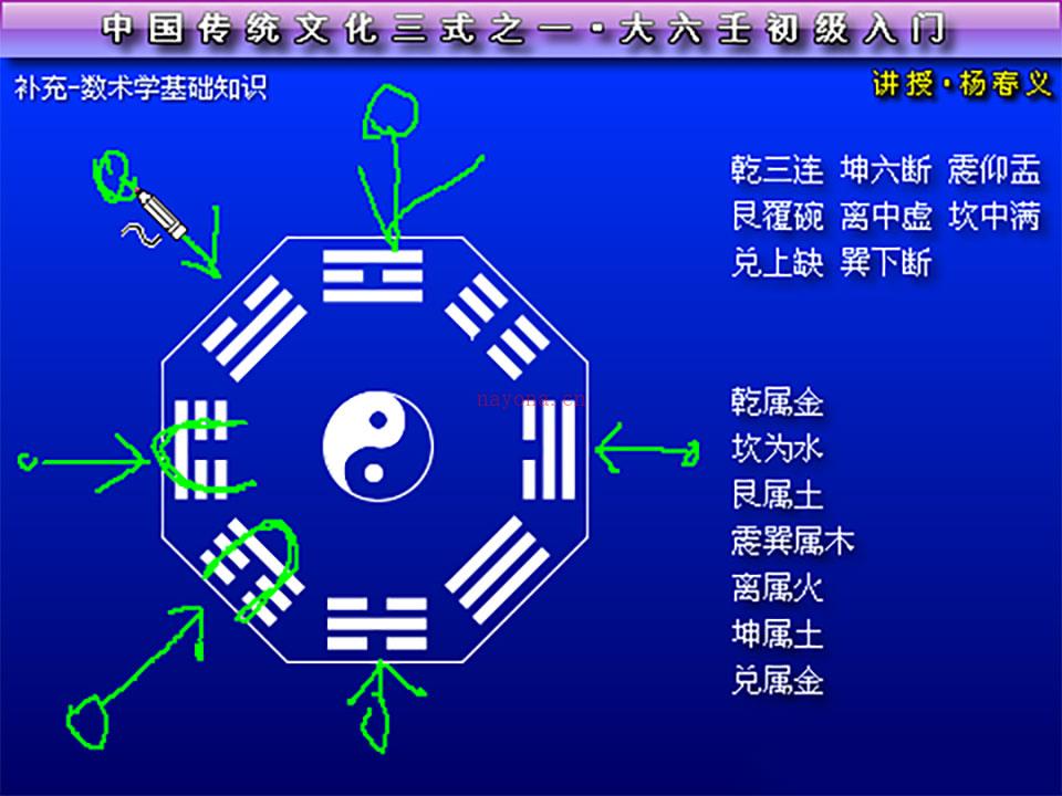 杨春义 大六壬入门初级视频9集 百度网盘资源