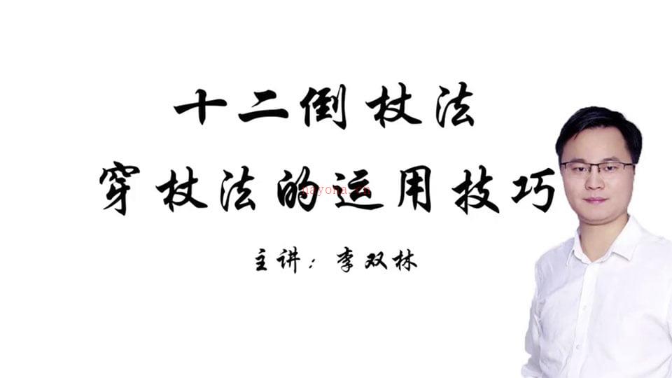 李双林十二倒杖法课程视频12集 百度网盘资源