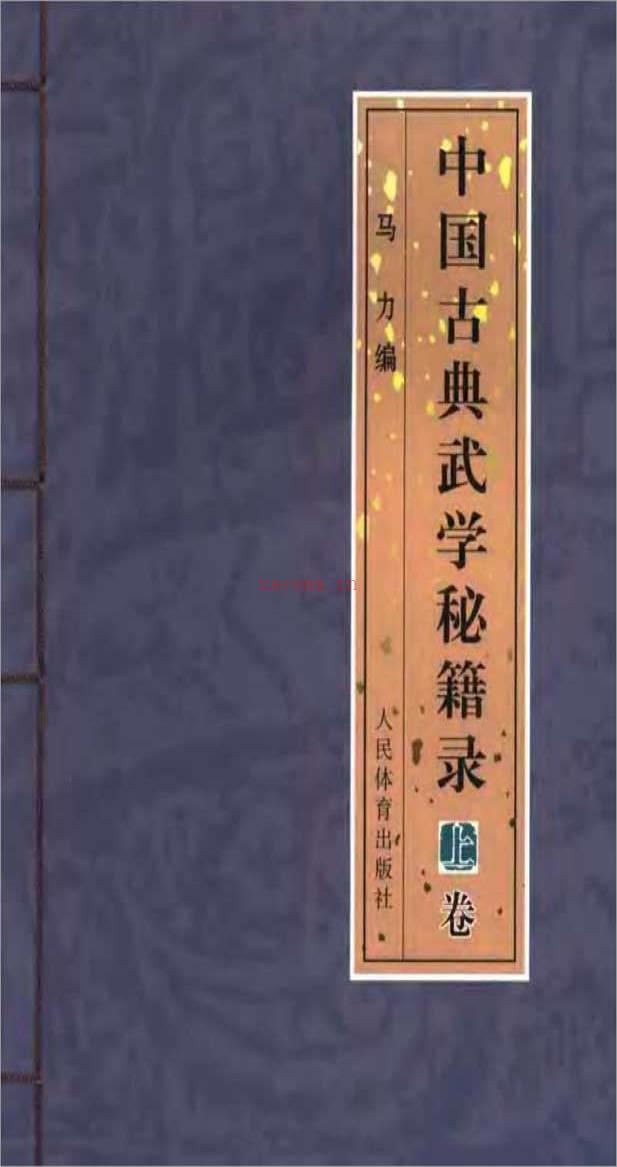 马力-中国古典武学秘籍录 上卷320页.pdf百度网盘资源
