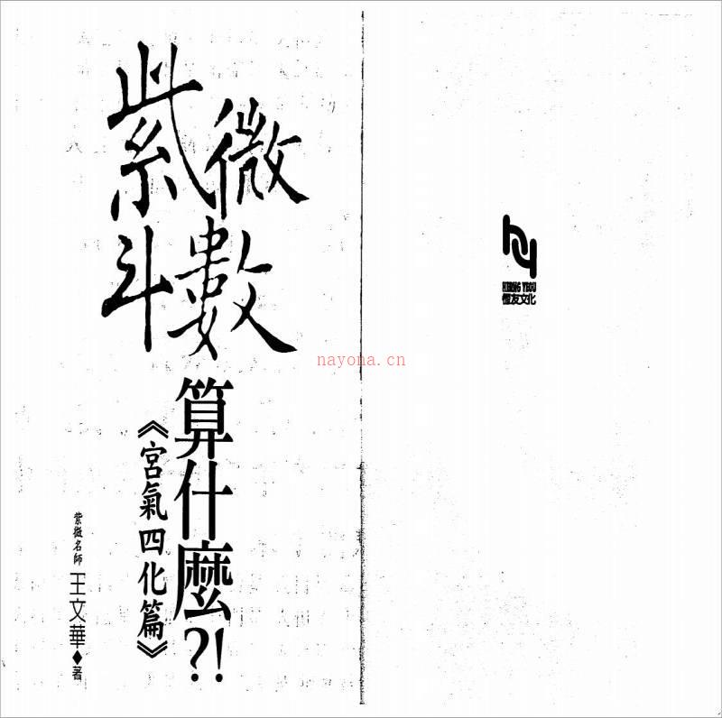 王文华-紫微斗数算什么-宫气四化篇（199页）.pdf百度网盘资源