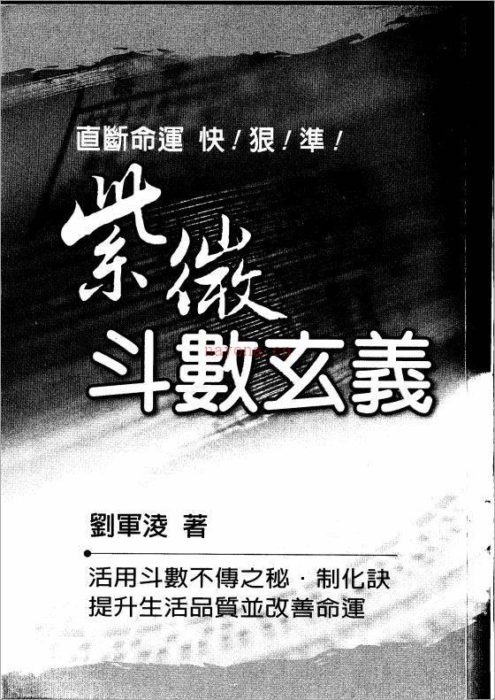 刘军凌-紫微斗数玄义（112页）.pdf百度网盘资源