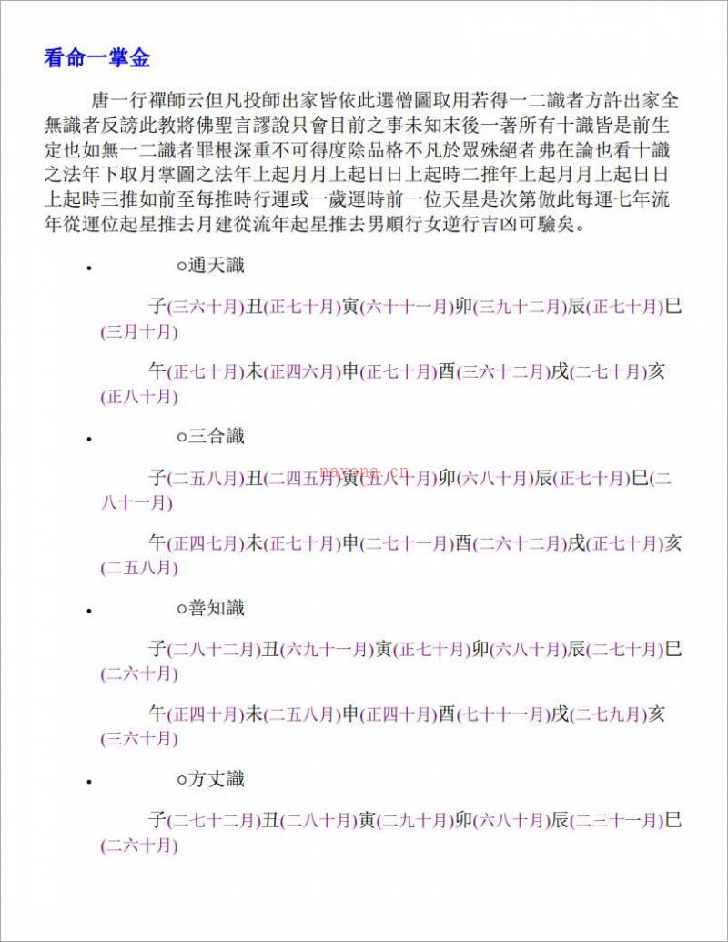 看命一掌金.pdf百度网盘资源