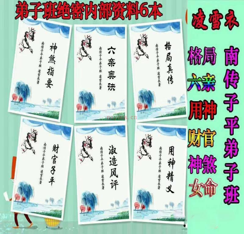 凌雪衣南平子传弟子班绝密内部资料6本百度网盘资源