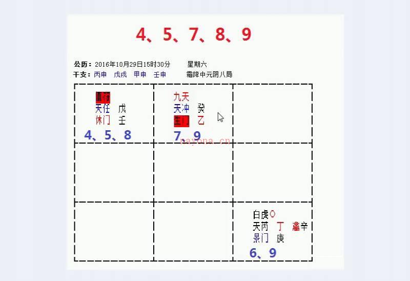 叶鸿生 奇门遁甲预测彩票号码秘诀视频1集百度网盘资源