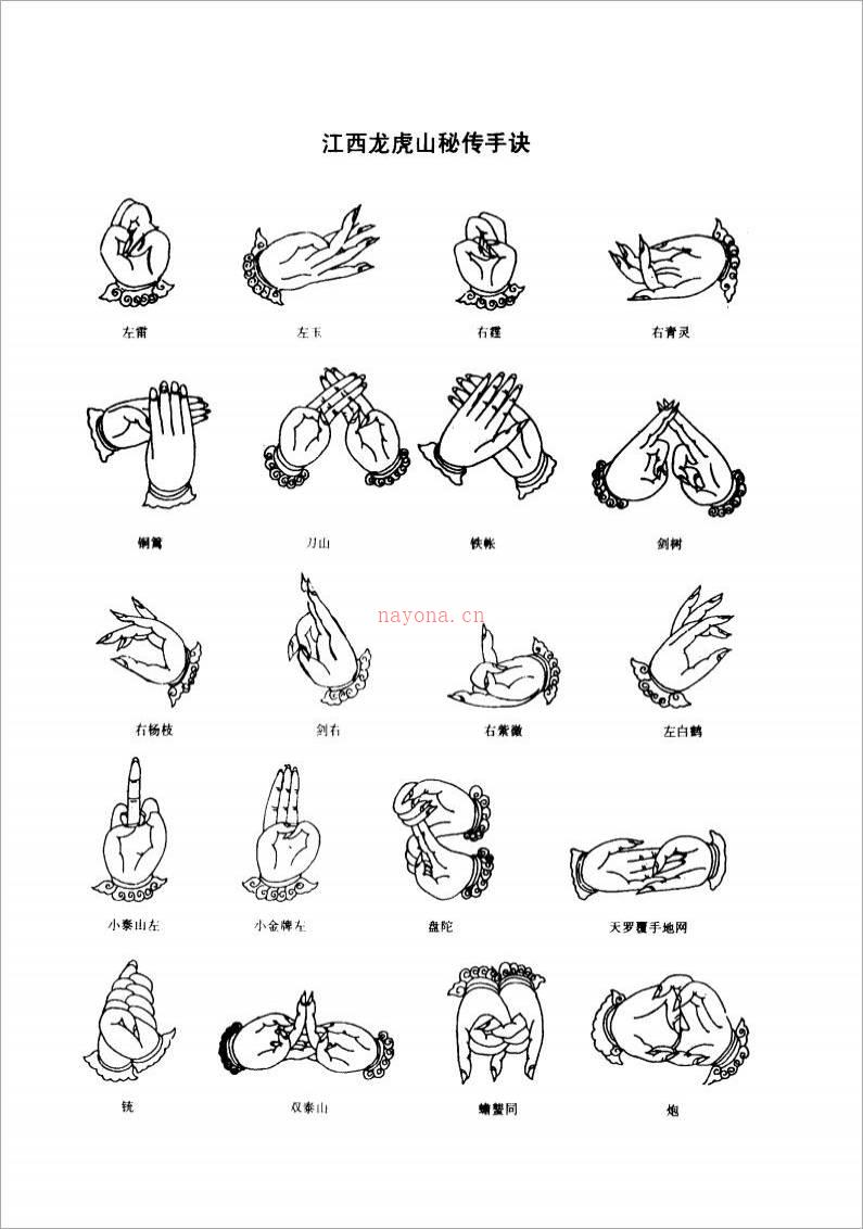 江西龙虎山秘传手诀.pdf百度网盘资源