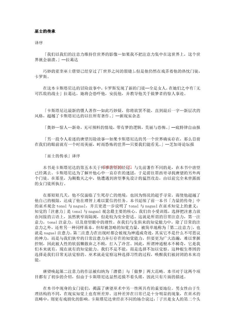 巫师的传承.pdf 百度网盘资源