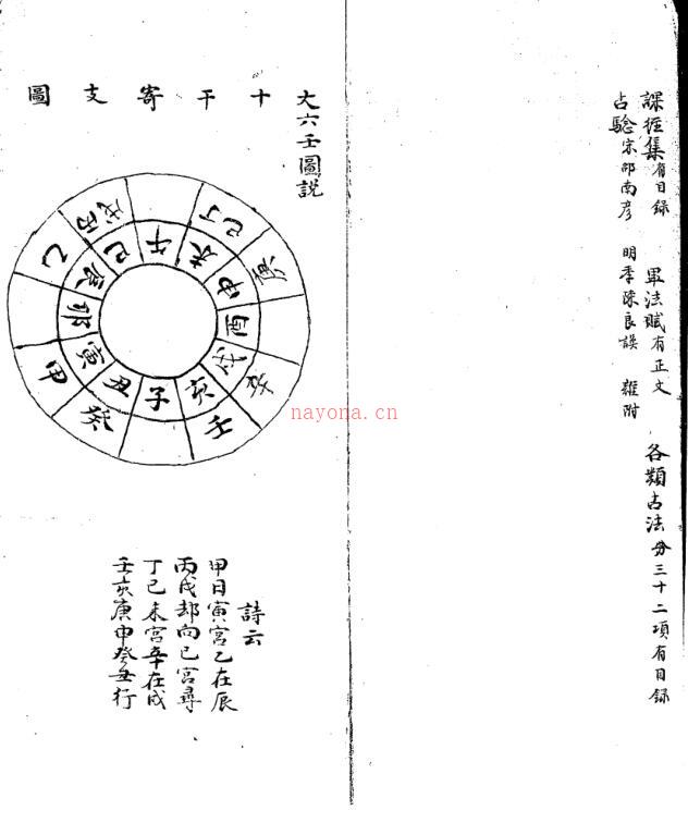 大六壬彙集 壬课宫商角羽 清钞本 百度网盘资源