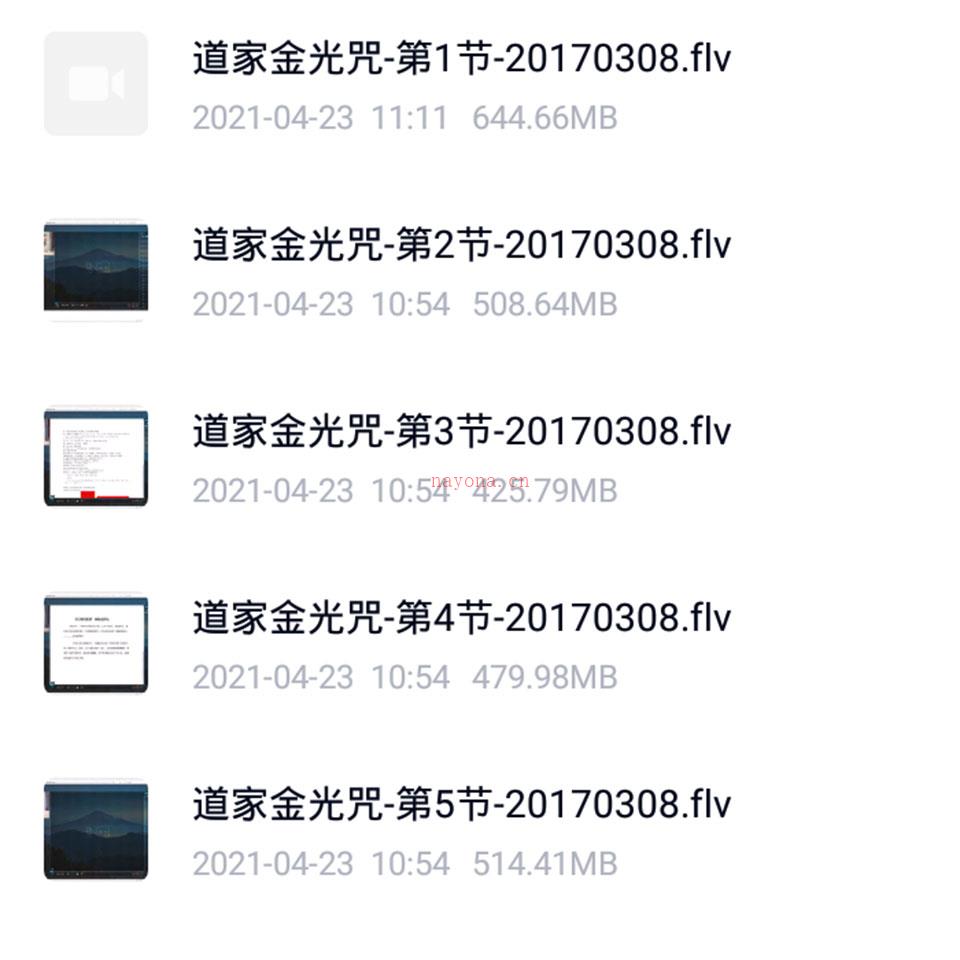 李广强道家金光咒视频5集 百度网盘资源