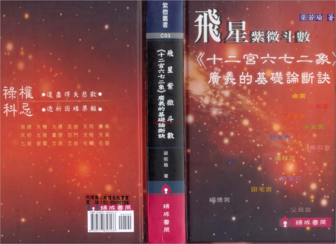 梁若瑜-飞星紫微斗数《十二宫六七二象》广义的基础论断诀（232页）.pdf 百度网盘资源