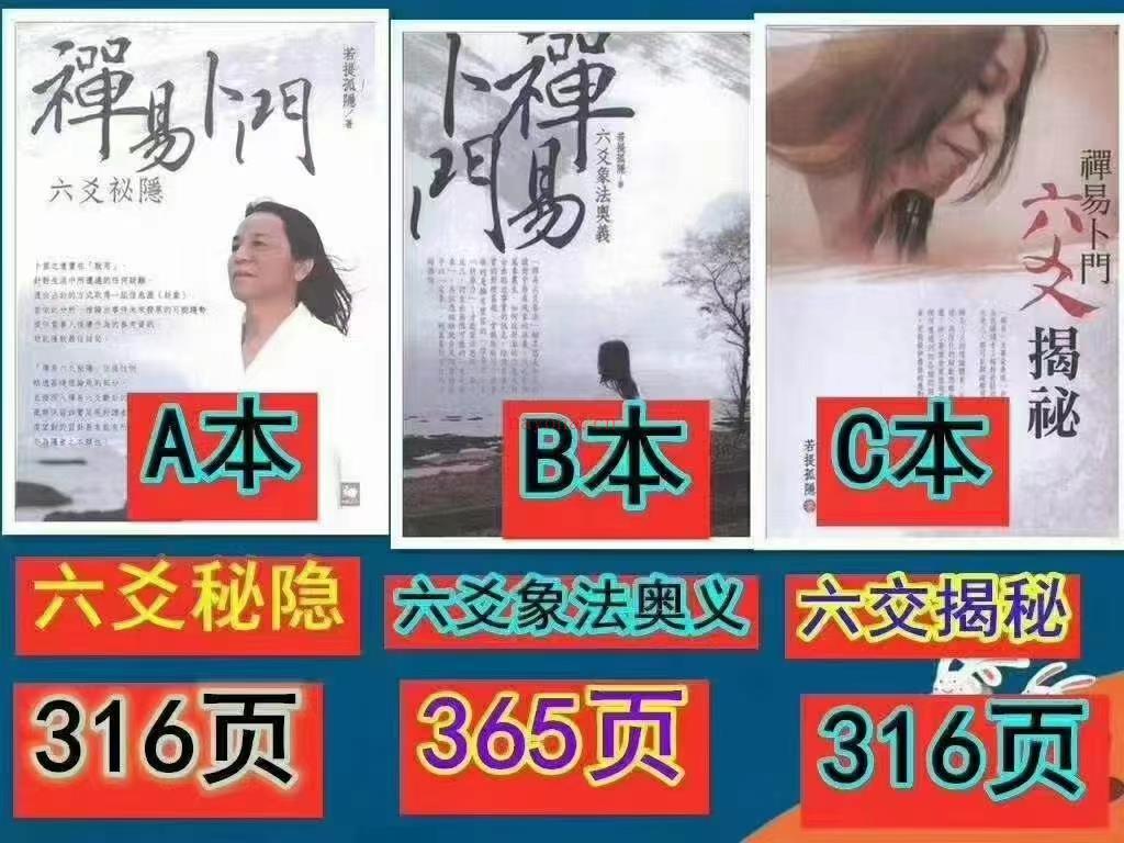 若提孤隐-禅易卜门《六爻揭秘、六爻象法奥义、六爻秘隐》3本电子版百度网盘资源