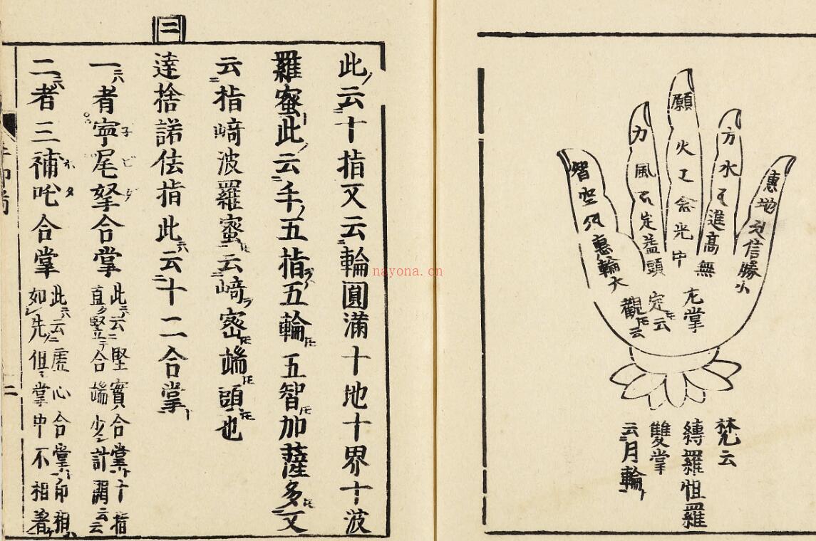 手印图.全.1684年藤井佐兵卫刊印 百度网盘资源