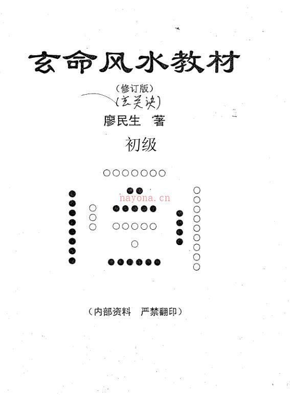 廖民生-玄命风水教材玄关诀 百度网盘资源