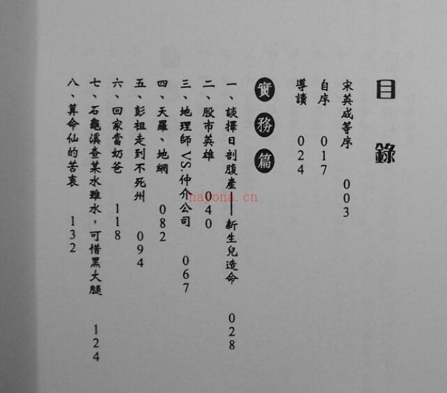 沈朝合-命理传世录（拍照版）.pdf 百度网盘资源