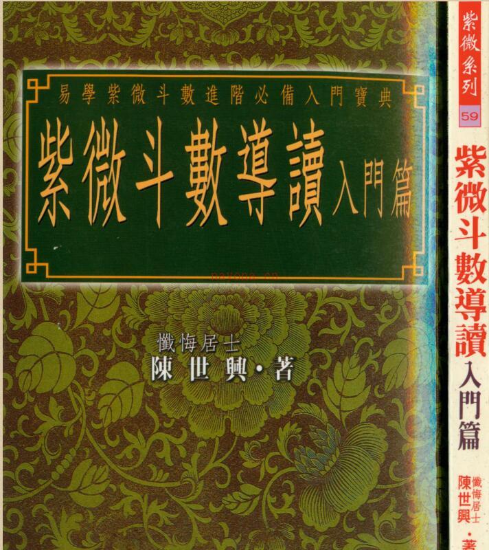 陈世兴 《紫微斗数导读-入门篇》.pdf 百度网盘资源