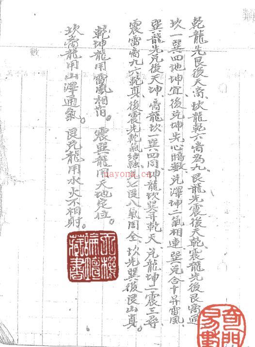 家传三元三合风水抄本（古本）.pdf 百度网盘资源