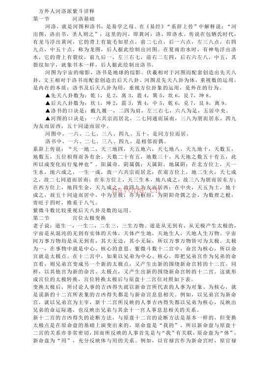 方外人-河洛派紫斗详释.pdf 64页 百度网盘资源