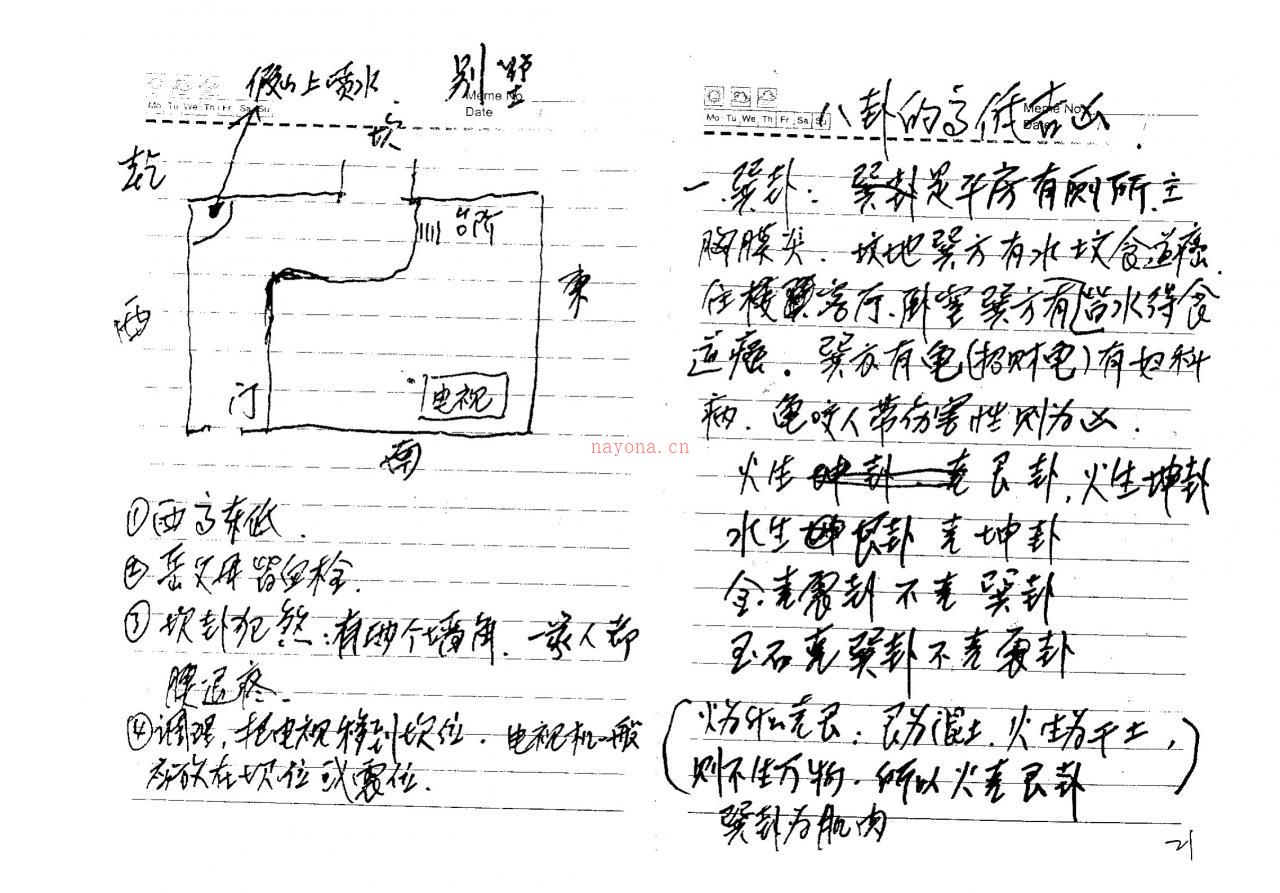 高栓祥2011、2018弟子班阳宅八卦风水笔记面授讲义 百度网盘资源