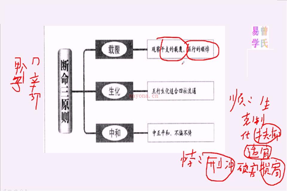 曾氏易学四柱八字高级课程视频50集+教材 百度网盘资源