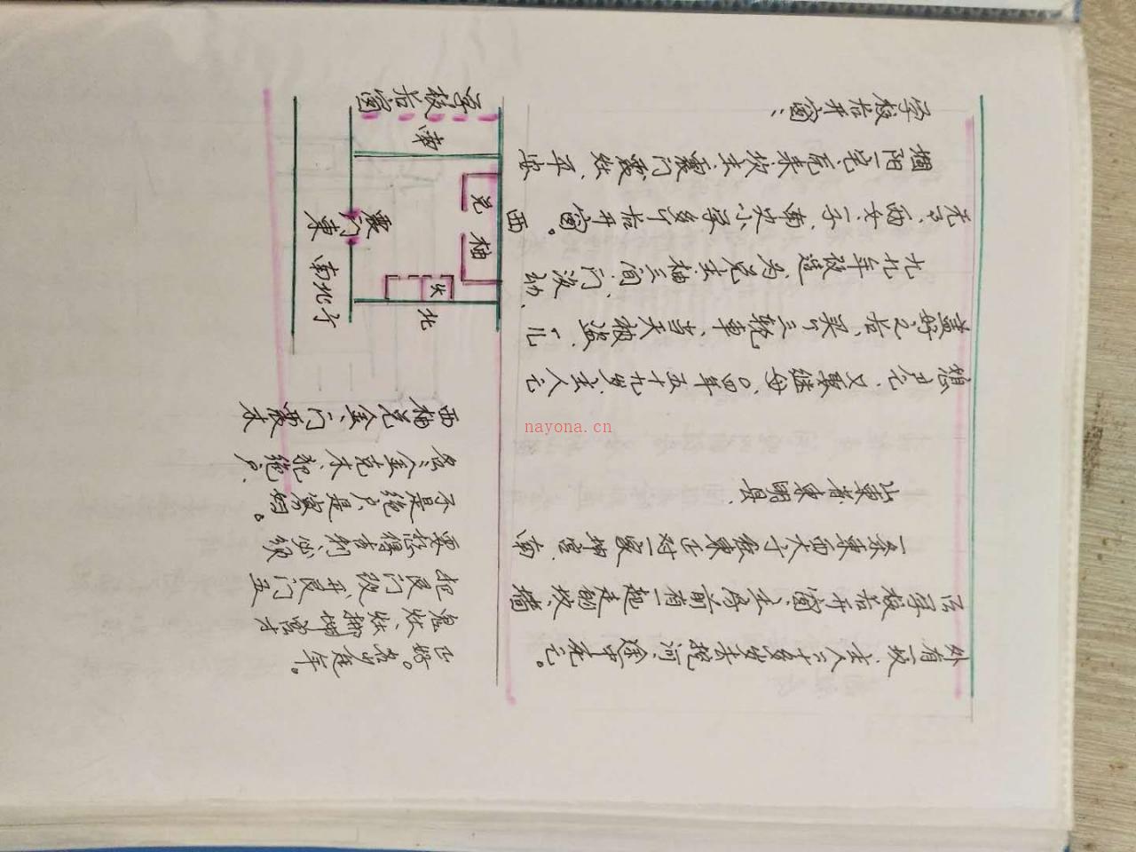 八宅派阳宅笔记民间老师整理笔记336页 百度网盘资源