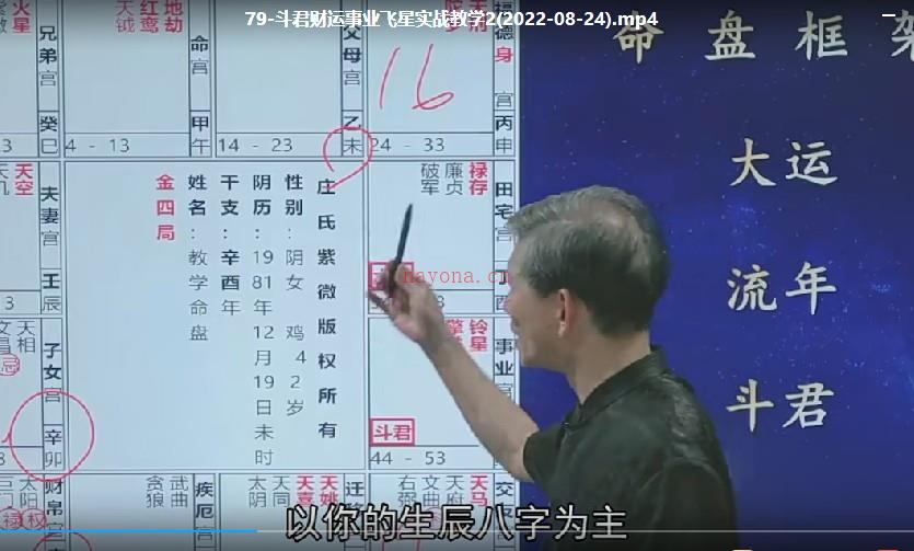 最新 庄明正 庄氏紫微斗数实战训练营80集教学课程视频插图