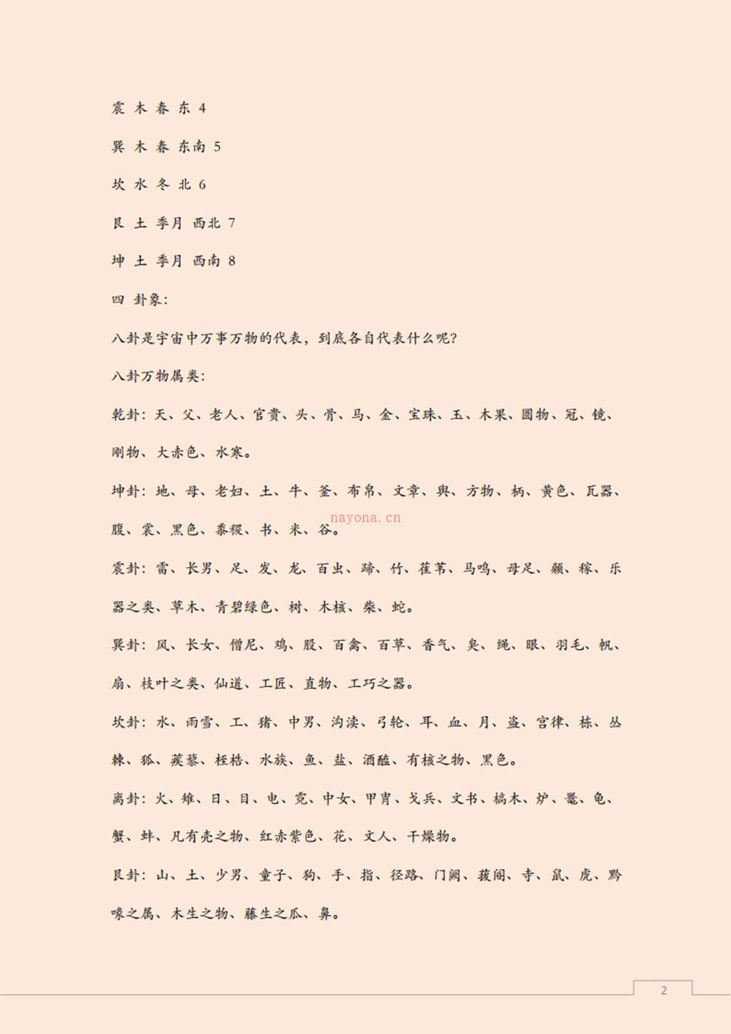 易经风水布局秘笈之《八卦中各卦解读》